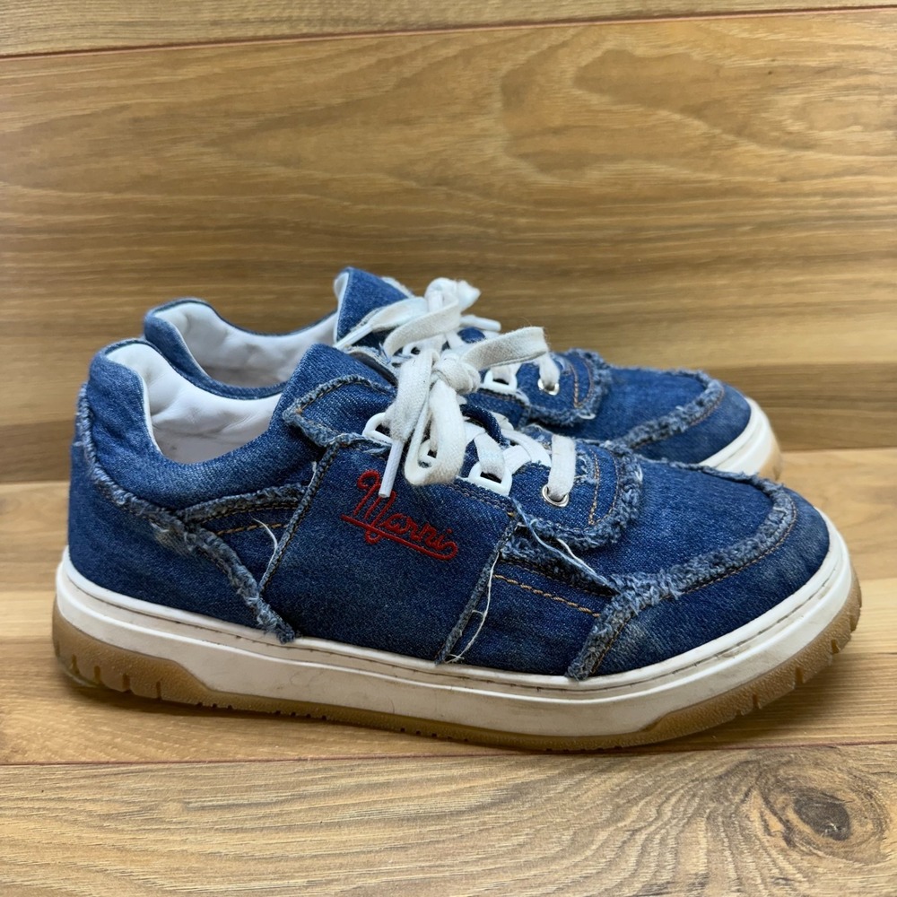 MARNI Y2K Vintage Denim Sneakers Womens 9.5 EU 40 Blue Low‎ Top